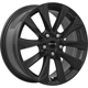 Purchase Top-Quality Noda Gloss Black Wheel by RTX (19x7.5 40mm) pa1