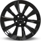 Purchase Top-Quality Noda Gloss Black Wheel by RTX (19x7.5 40mm) pa2