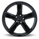 Purchase Top-Quality Lund Satin Black Wheel by RTX (19x8 45mm) pa1