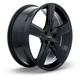 Purchase Top-Quality Lund Satin Black Wheel by RTX (19x8 45mm) pa2