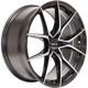 Purchase Top-Quality Slick Black Machined Wheel by RTX (16x7 40mm) pa3