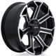 Purchase Top-Quality Peak Gloss Black Machined Wheel by RTX (18x9 0mm) pa1