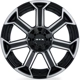 Purchase Top-Quality Peak Gloss Black Machined Wheel by RTX (18x9 0mm) pa3