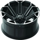 Purchase Top-Quality Peak Gloss Black Machined Wheel by RTX (20x9 0mm) pa3