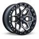 Purchase Top-Quality Zion Satin Black Tinted Bronze Wheel by RTX (17x9 -15mm) pa1