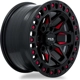 Purchase Top-Quality Zion Black Milled Red Wheel by RTX (18x9 0mm) pa3