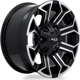 Purchase Top-Quality Peak Gloss Black Machined Wheel by RTX (18x9 18mm) pa2