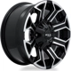 Purchase Top-Quality Peak Gloss Black Machined Wheel by RTX (18x9 18mm) pa3