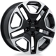 Purchase Top-Quality Osaka Satin Black Machined Wheel by RTX (18x7 35mm) pa2