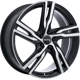 Purchase Top-Quality Gothenburg Gloss Black Machined Wheel by RTX (20x8 45mm) pa1