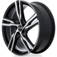 Purchase Top-Quality Gothenburg Gloss Black Machined Wheel by RTX (20x8 45mm) pa2