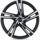 Purchase Top-Quality Gothenburg Gloss Black Machined Wheel by RTX (20x8 45mm) pa3