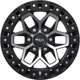 Purchase Top-Quality Zion Gloss Black Machined Wheel by RTX (17x9 0mm) pa3