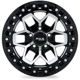Purchase Top-Quality Zion Gloss Black Machined Wheel by RTX (17x9 0mm) pa3