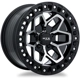 Purchase Top-Quality Zion Gloss Black Machined Wheel by RTX (18x9 0mm) pa1