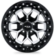 Purchase Top-Quality Zion Gloss Black Machined Wheel by RTX (18x9 0mm) pa3
