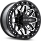 Purchase Top-Quality Zion Gloss Black Machined Wheel by RTX (18x9 0mm) pa1