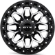 Purchase Top-Quality Zion Gloss Black Machined Wheel by RTX (18x9 0mm) pa2
