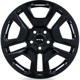 Purchase Top-Quality Osaka Satin Black Wheel by RTX (18x7 35mm) pa3