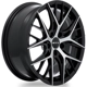 Purchase Top-Quality Valkyrie Gloss Black Machined Wheel by RTX (17x7.5 40mm) pa1