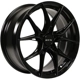 Purchase Top-Quality Slick Gloss Black Wheel by RTX (22x9 35mm) pa1