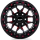Purchase Top-Quality Zion Black Milled Red Wheel by RTX (20x9 0mm) pa3