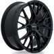 Purchase Top-Quality Valkyrie Gloss Black Wheel by RTX (18x8 40mm) pa1