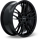 Purchase Top-Quality Scepter Gloss Black Wheel by RTX (18x8 40mm) pa3