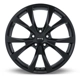 Purchase Top-Quality Flint Satin Black Wheel by RTX (17x7 42mm) pa2