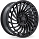 Purchase Top-Quality RS06 Gloss Black Wheel by RTX (18x8 40mm) pa1