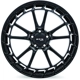 Purchase Top-Quality RS05 Gloss Black Wheel by RTX (19x8 40mm) pa2