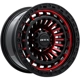 Purchase Top-Quality Moab Gloss Black Machined Red Wheel by RTX (17x9 -15mm) pa1