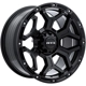 Purchase Top-Quality Goliath Satin Black with Milled Rivets Wheel by RTX (20x9 0mm) pa3
