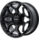 Purchase Top-Quality Goliath Satin Black with Milled Rivets Wheel by RTX (20x9 0mm) pa4