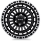 Purchase Top-Quality Moab Gloss Black Machined Lip Wheel by RTX (17x9 0mm) pa1
