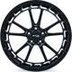 Purchase Top-Quality RS05 Gloss Black Wheel by RTX (19x8 40mm) pa2