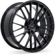 Purchase Top-Quality RS04F Gloss Black Wheel by RTX (20x9.5 40mm) pa2