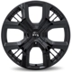 Purchase Top-Quality PS01 Gloss Black Wheel by RTX (20x8 45mm) pa2
