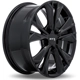 Purchase Top-Quality HD01 Gloss Black Wheel by RTX (17x7.5 45mm) pa3