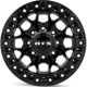 Purchase Top-Quality Zion Gloss Black Milled Rivets Wheel by RTX (17x9 20mm) pa2