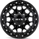 Purchase Top-Quality Zion Gloss Black Milled Rivets Wheel by RTX (20x9 20mm) pa3