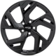 Purchase Top-Quality RS09 Gloss Black Wheel by RTX (18x8 40mm) pa3