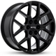 Purchase Top-Quality GM02 Gloss Black Wheel by RTX (18x8 35mm) pa2