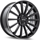 Purchase Top-Quality MB02 Gloss Black with Machined Lip Wheel by RTX (19x8 38mm) pa1