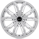Purchase Top-Quality Black Widow Hyper Silver Wheel by RTX (17x7.5 42mm) pa1