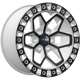 Purchase Top-Quality Zion Gloss White with Black Spokes Wheel by RTX (17x9 0mm) pa1