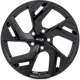 Purchase Top-Quality RS09 Gloss Black Wheel by RTX (19x8 45mm) pa1