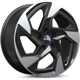 Purchase Top-Quality SU01 Gloss Black Machined Wheel by RTX (18x7 55mm) pa1