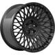 Purchase Top-Quality Mesh Gloss Black Wheel by RTX (18x8 40mm) pa1