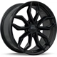 Purchase Top-Quality Corsa Gloss Black Wheel by RTX (19x8 45mm) pa1